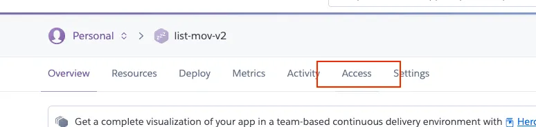 tutoriel ajouter collaborateur heroku
