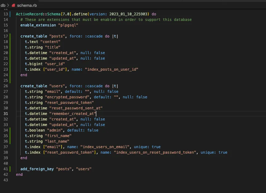 schema.rb rails application