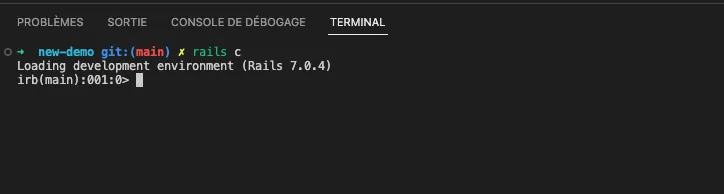 rails c console