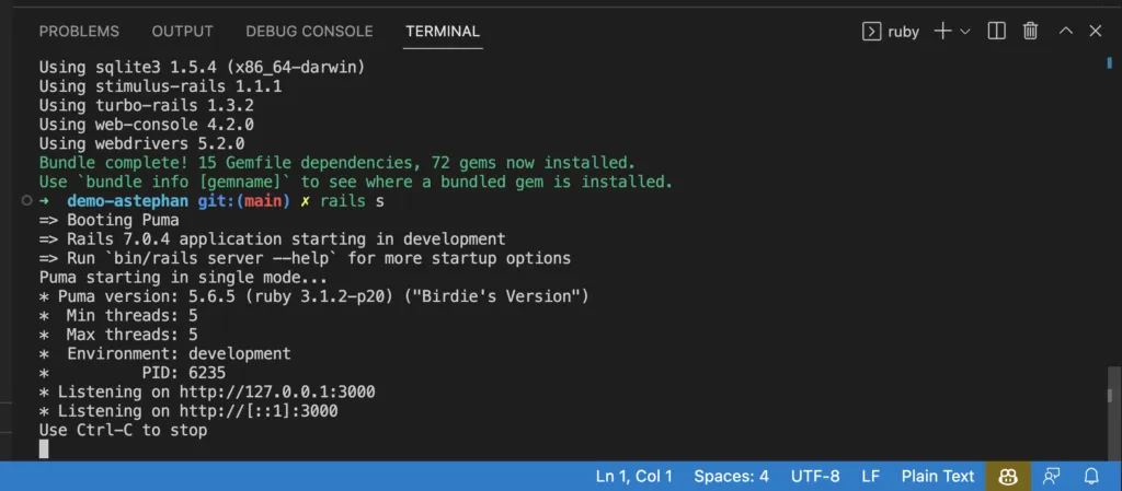 rails serveur