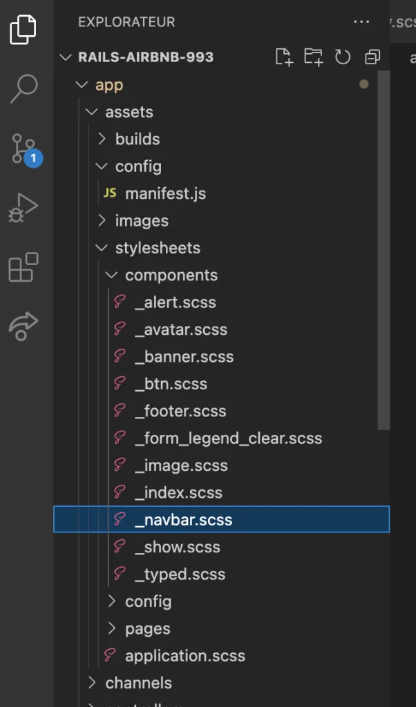 stylesheet scss