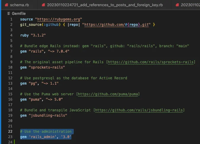 gem rails admin